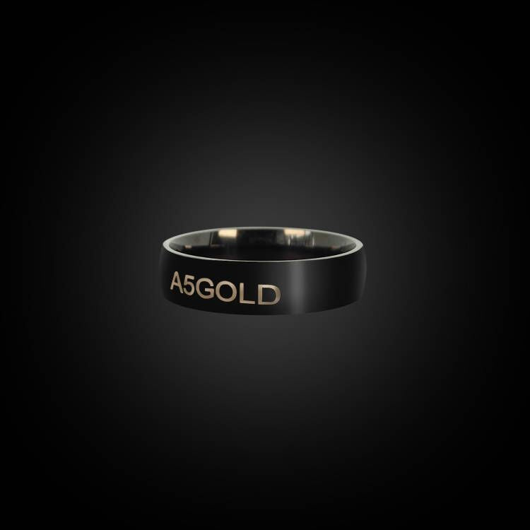 A5GOLD Brand  - Stainless Steel Rings for Men Wedding Ring