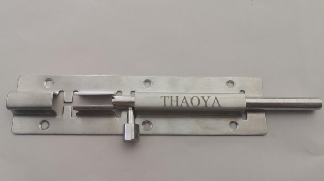 THAOYA Stainless Steel Thickened Spring Slide Lock,3 Pack 3 Inch Door Latch Sliding Lock, Suitable for Home,Hotel and Most Room Doors