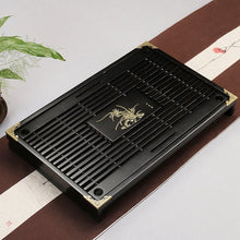 Load image into Gallery viewer, Natural Wood puer Tea Tray Chinese Kung fu Wood Tea Board with Drainage water storage for oolong tea black tea dahongpao
