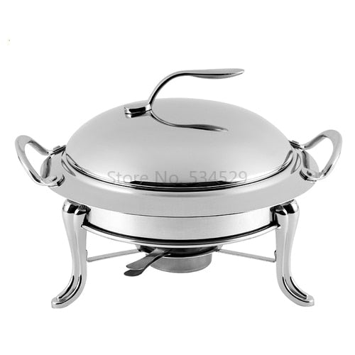 18-26cm Stainless Steel Alcohol Stove Household /commercial Small Chafing Dish Solid Fuel Boilersmall Dry Hot Pot Apple Pot