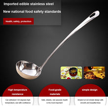 Load image into Gallery viewer, Thick stainless steel Ladle Spoon long handle round rice spoon kitchen cookware hot pot spoon Cooking Tools
