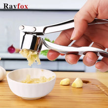 Загрузить изображение в средство просмотра галереи, Imitating Stainless Steel Garlic Press Crusher Kitchen Cooking Vegetables Ginger Squeezer Masher Handheld Ginger Mincer Tools
