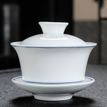 Загрузить изображение в средство просмотра галереи, Chinese Traditions Gai Wan Tea Set Bone Kung Fu TeaSet Gaiwan Tea cup Porcelain bowl Set For Travel Beautiful And Easy Kettle
