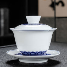 Загрузить изображение в средство просмотра галереи, Chinese Traditions Gai Wan Tea Set Bone Kung Fu TeaSet Gaiwan Tea cup Porcelain bowl Set For Travel Beautiful And Easy Kettle
