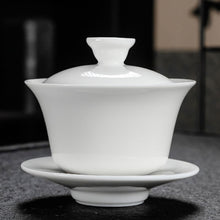 Загрузить изображение в средство просмотра галереи, Chinese Traditions Gai Wan Tea Set Bone Kung Fu TeaSet Gaiwan Tea cup Porcelain bowl Set For Travel Beautiful And Easy Kettle
