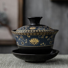 Загрузить изображение в средство просмотра галереи, Chinese Traditions Gai Wan Tea Set Bone Kung Fu TeaSet Gaiwan Tea cup Porcelain bowl Set For Travel Beautiful And Easy Kettle
